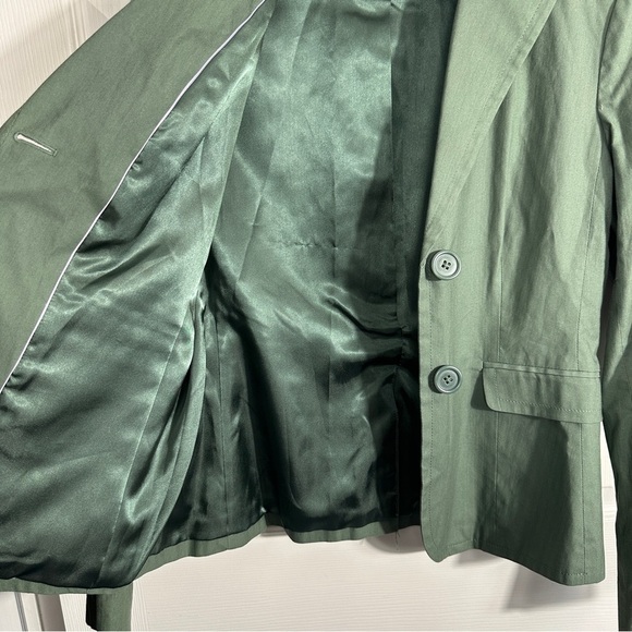 Gap size 14 lightweight green cotton jacket, button close, fall, casual, layer - Picture 12 of 13
